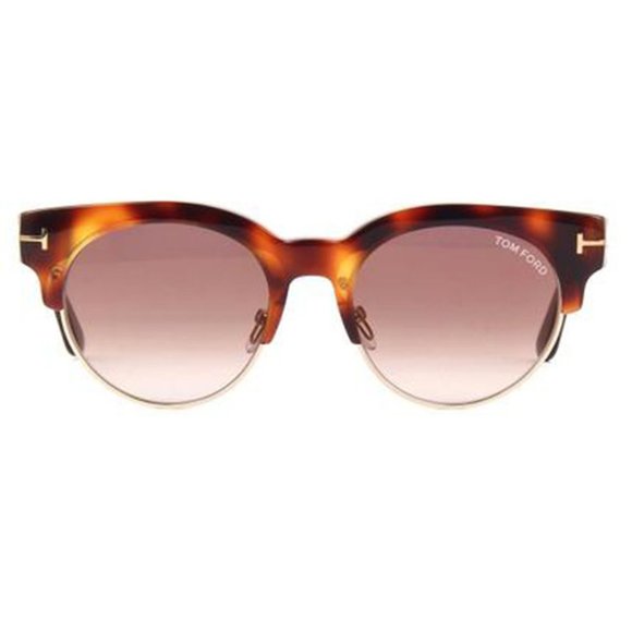 Tom Ford Round Style Brown Mirrored Lens main image 3